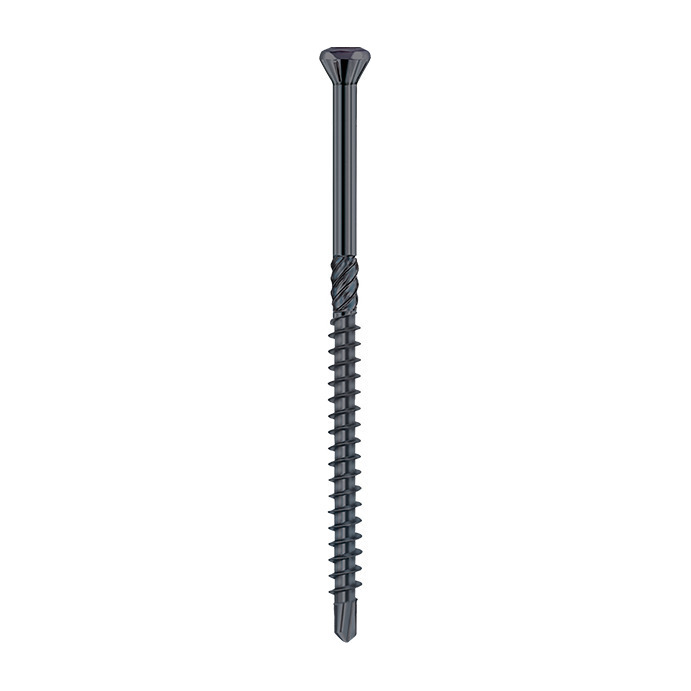 Wkręt z łbem ozdobnym Hobotec, inox, czarny Ø3,2 mm - Eurotec